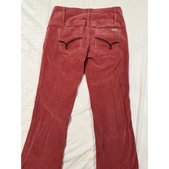 Vintage Y2K Bongo Jeans XTRA Low Rise Corduroy Flare Women 3 Short 90s Mean Girl - Picture 12 of 16